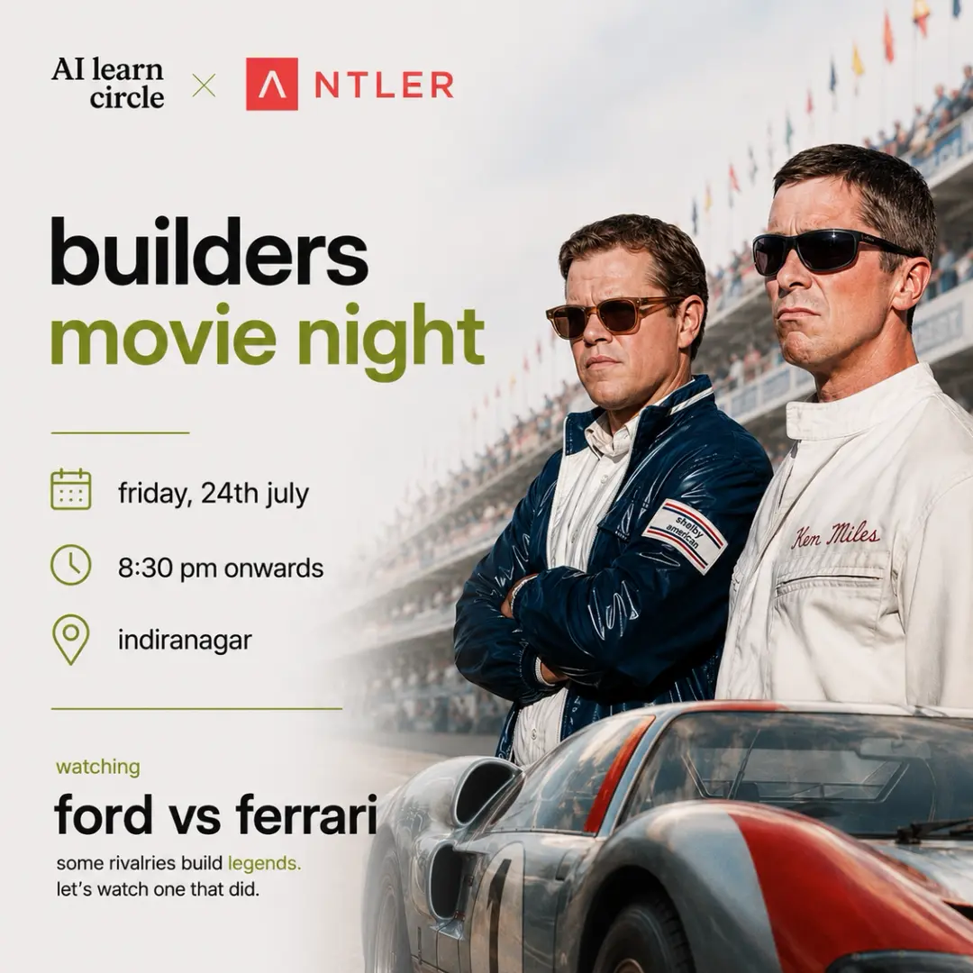 Builders Movie Night: Ford v Ferrari (2019)