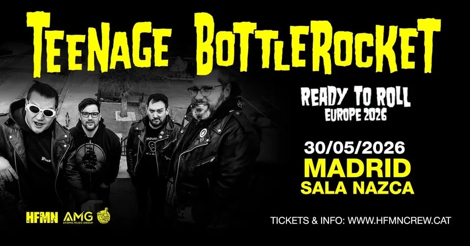 Teenage Bottlerocket (30/05/2026) MADRID @ Sala Nazca