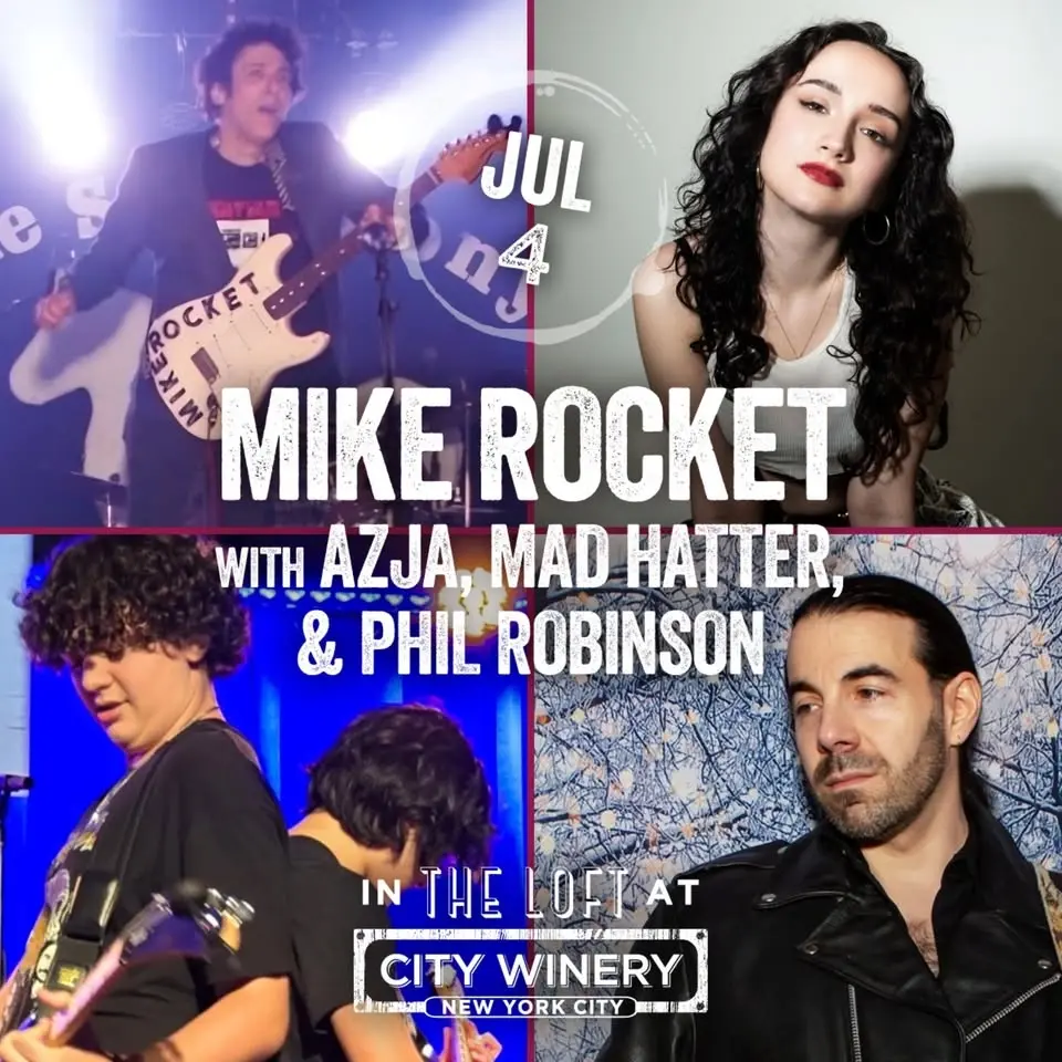Mike Rocket July 4th NYC w/ AZJA, Mad Hatter, Phil Robinson, & Jim Rotolo hosting!