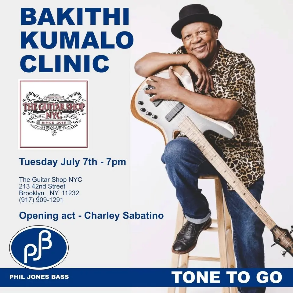 An evening with legendary bassist Bakithi Kumalo