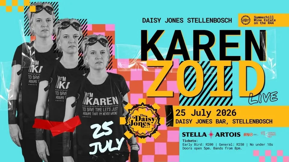 KAREN ZOID live at Daisy Jones, Stellenbosch