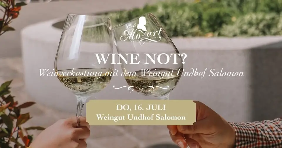 Café Mozart Weinverkostung mit dem Weingut Salomon 🍷☀