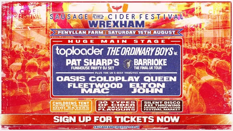 Sausage and Cider Festival - Wrexham 2026