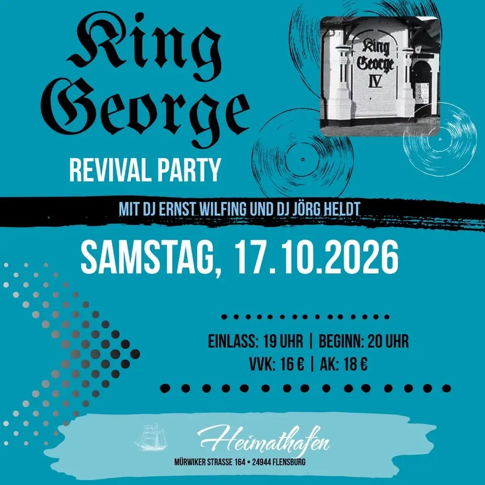 King George Revival Party 💃🏻🪩🕺🏻