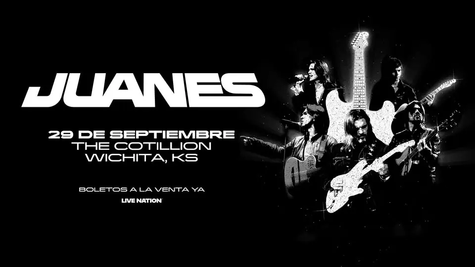 Juanes · September 29 · The Cotillion · Wichita, KS