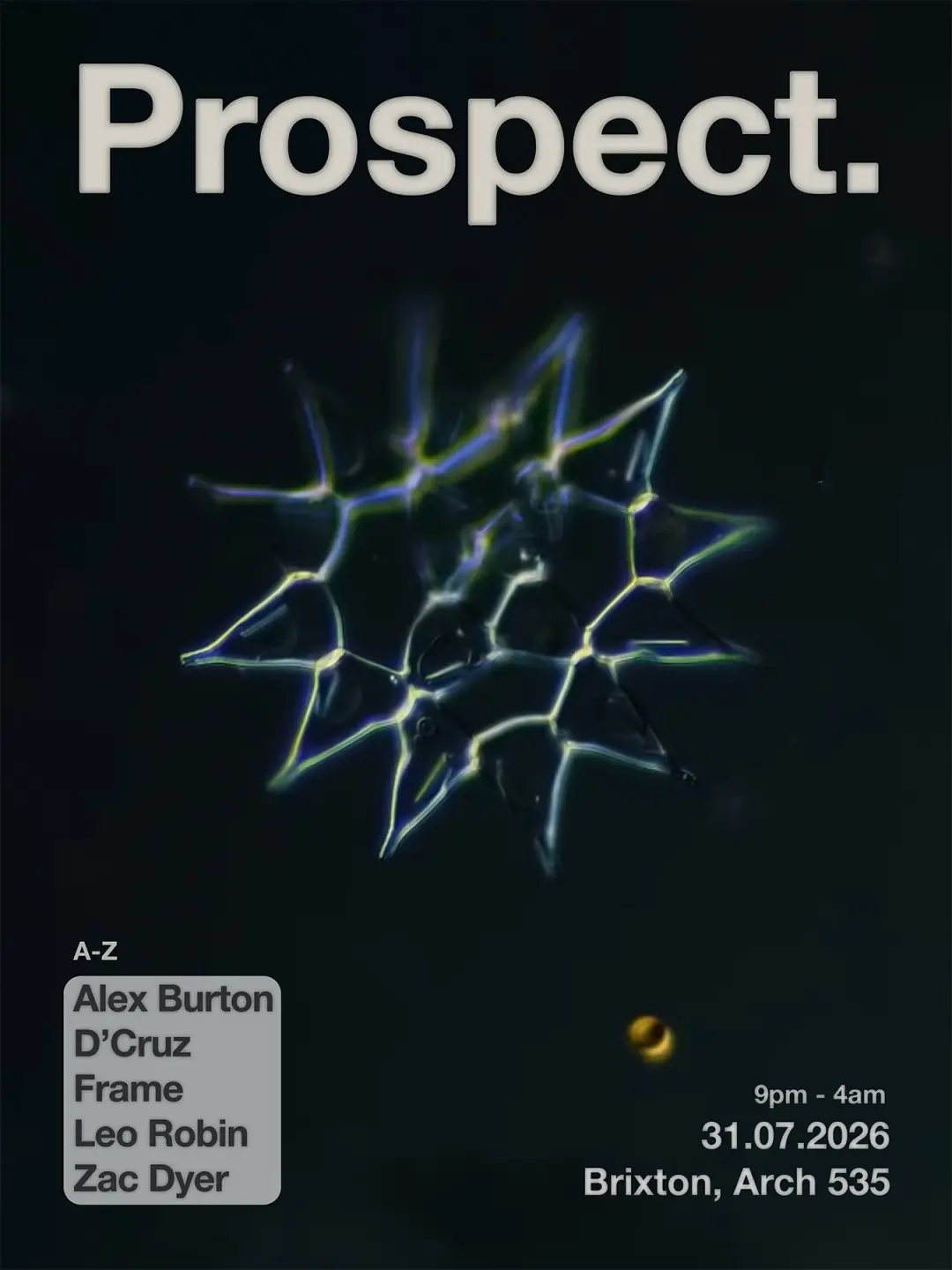 prospect: (A-Z) Alex Burton, D'Cruz, Frame, Leo Robin, Zac Dyer