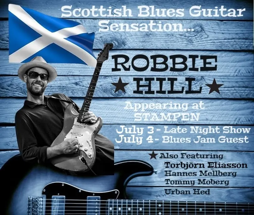 Robbie Hill at Stampen!🎸🎤
