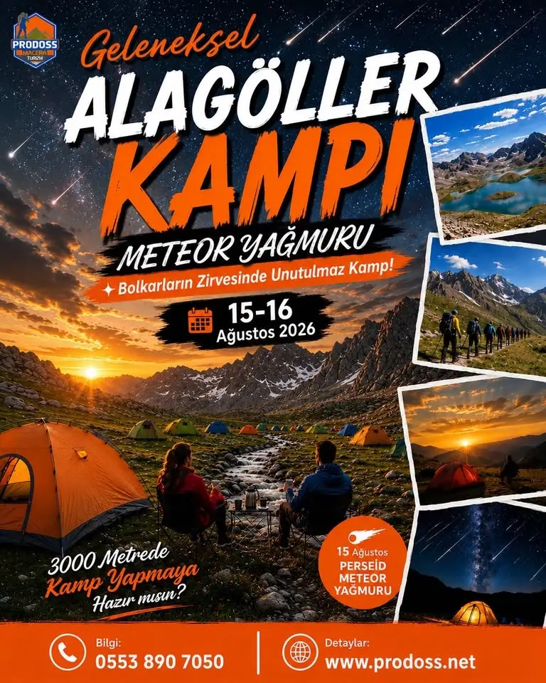 Prodoss Geleneksel ALAGÖLLER KAMPI ve METEOR Yağmuru 