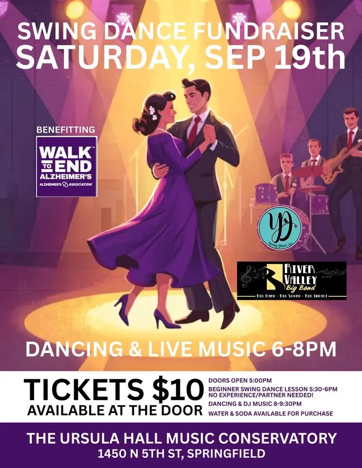 Swing Dance Fundraiser for Walk to End Alzheimer's - Greater Springfield