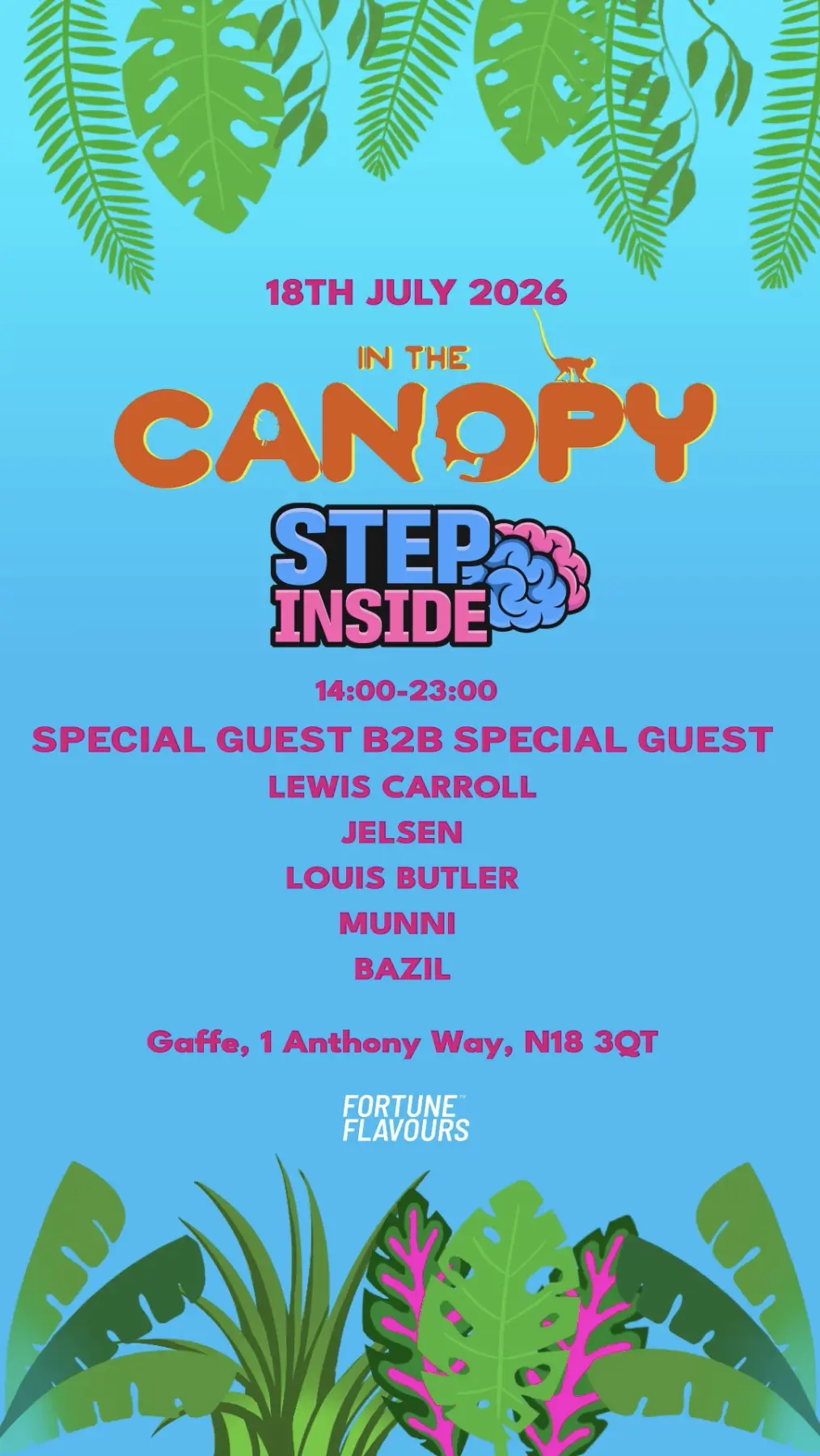 In The Canopy x Step Inside @ Gaffe
