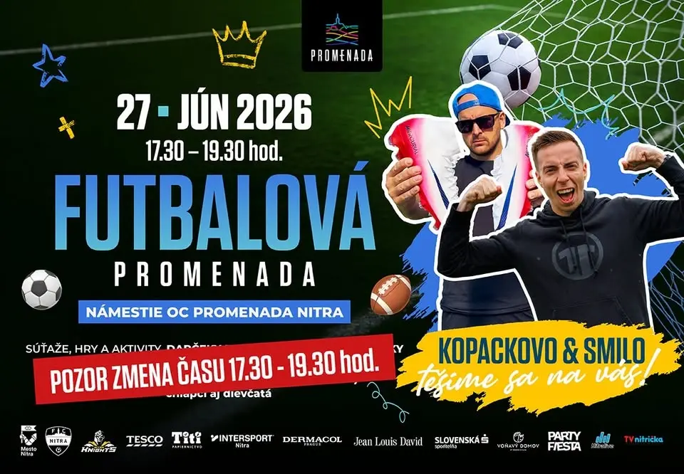 ⚽ FUTBALOVÁ PROMENADA