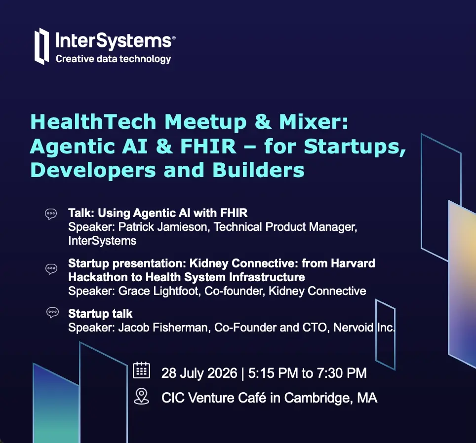 HealthTech Meetup & Mixer: Agentic AI & FHIR for Startups and Developers
