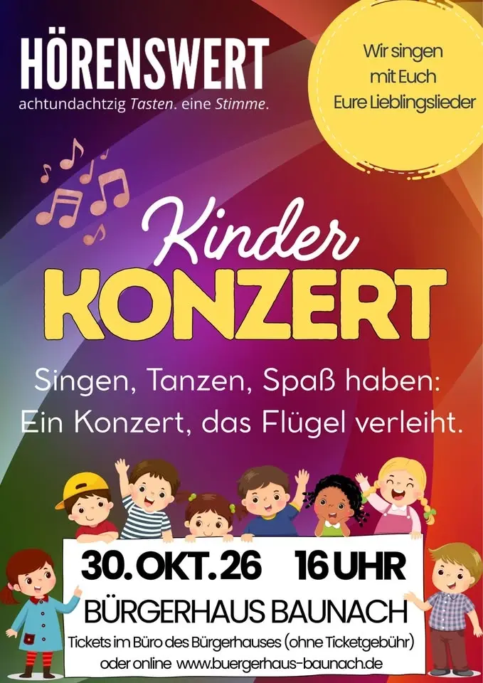 Kinder(mitmach)Konzert mit HÖRENSWERT