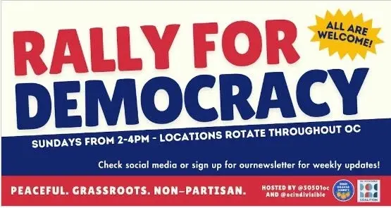 Irvine/Tustin: Rally for Democracy