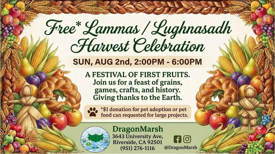 Free* Lammas Lughnasadh Celebration