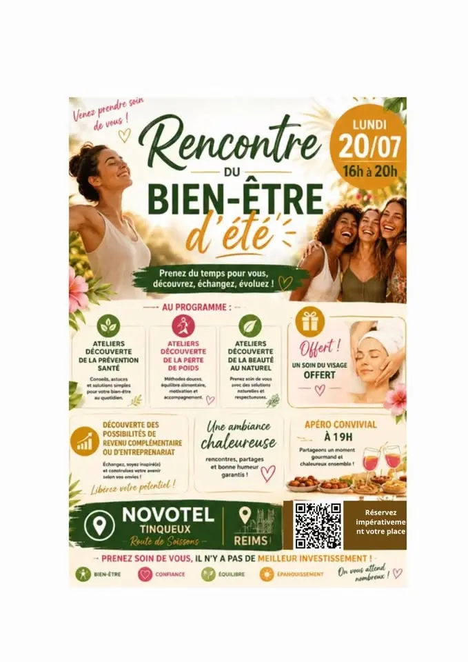 Reims Tinqueux - Rencontre bien être - présentations d'affaires