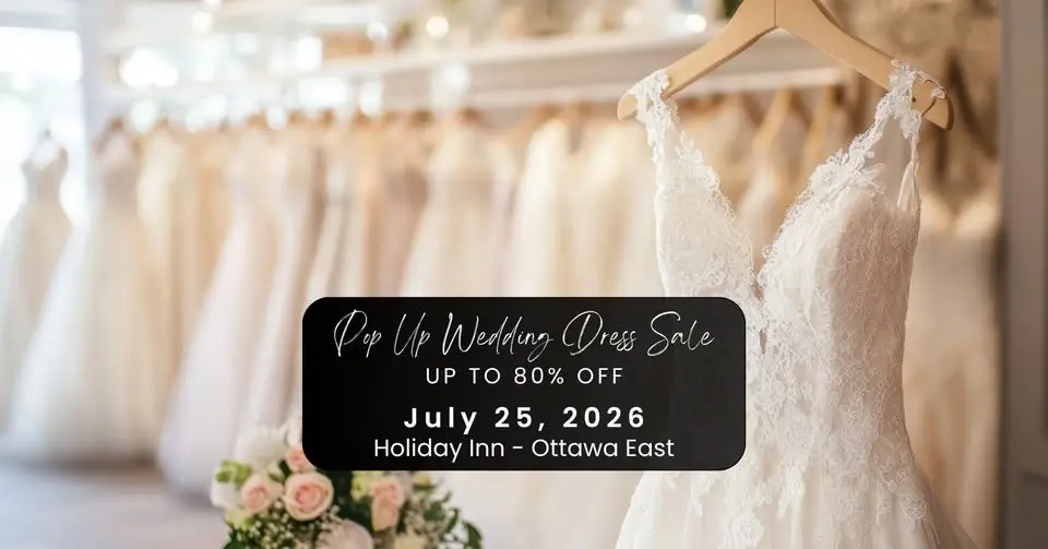 Ottawa Pop Up Wedding Dress Sale