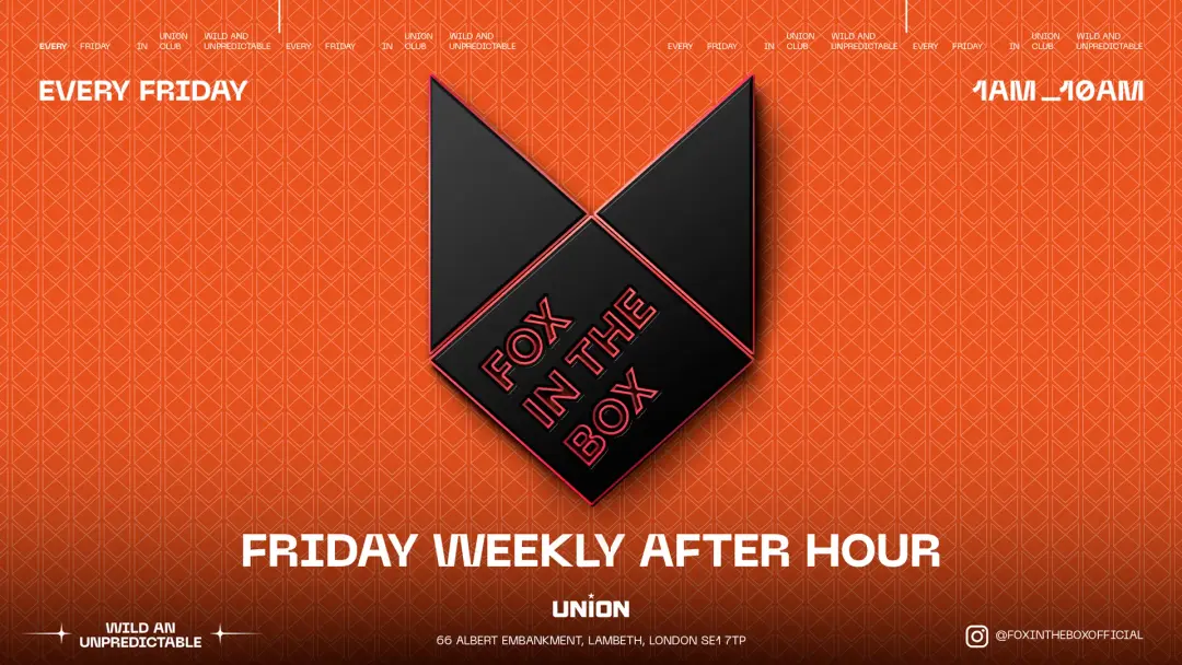 THE AFTER PARTY at FOX IN THE BOX (open until 10 am )