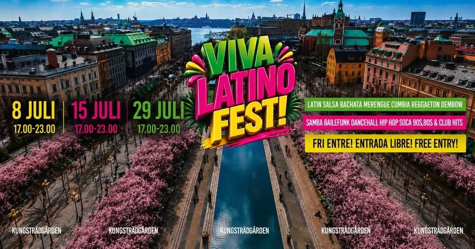 Viva Latino Fest 2026 i Kungsträdgården!