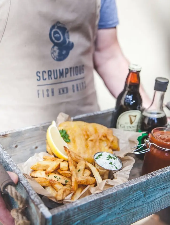 Scrumptious Fish & Chips @ Humble Sea Brewery