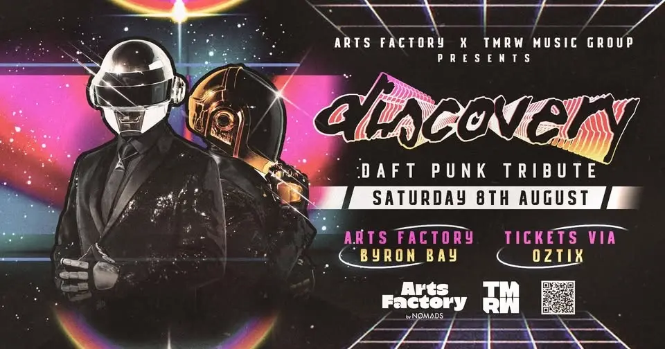 DISCOVERY – THE DAFT PUNK TRIBUTE EXPERIENCE - BYRON BAY