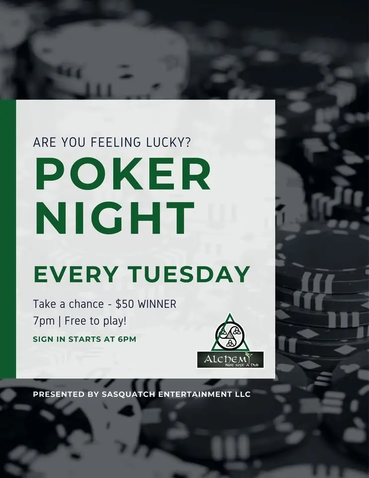 Poker Night at Alchemy! 