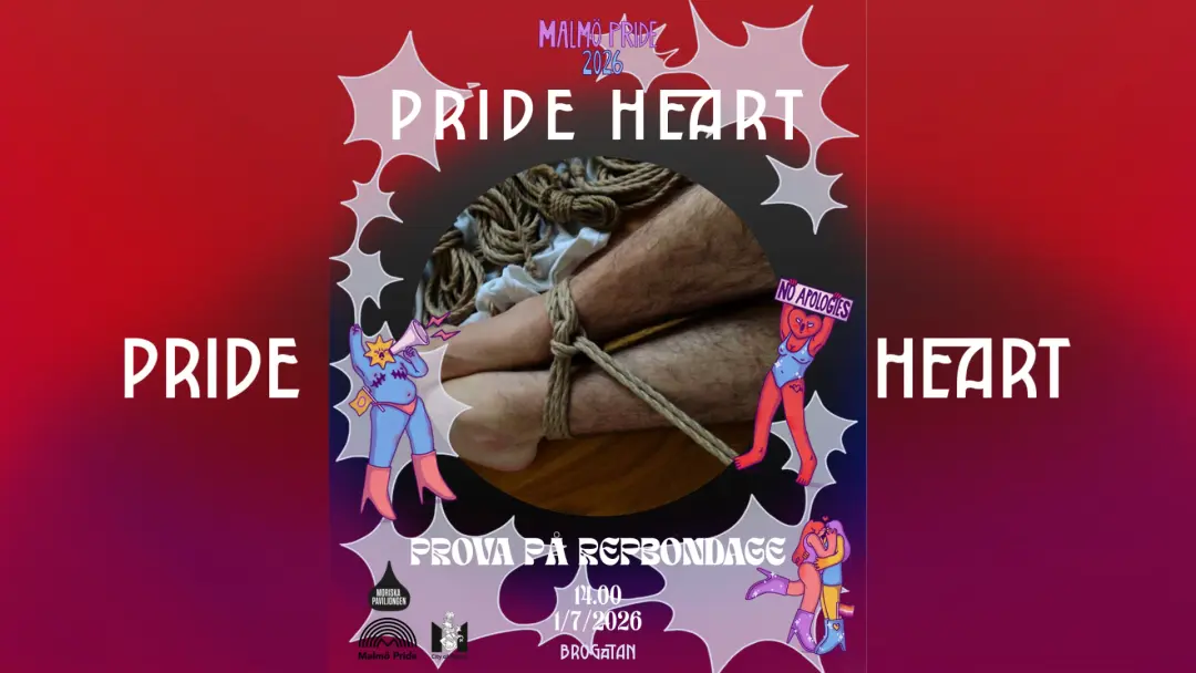 PRIDE HEART: Prova på repbondage
