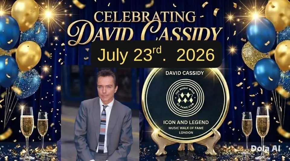 David Cassidy Music Walk of Fame 
