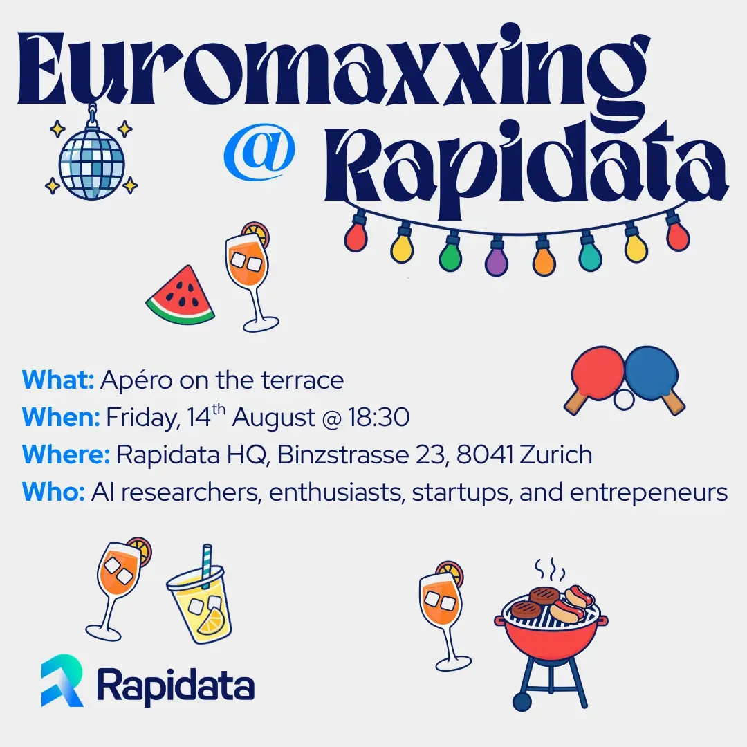 Euromaxxing @ Rapidata - AI Enthusiasts Summer BBQ