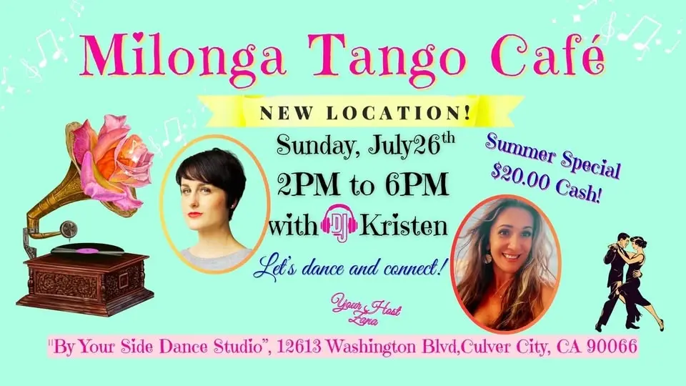 Milonga Tango Café ~ Sunday Afternoon Edition with DJ Kristen