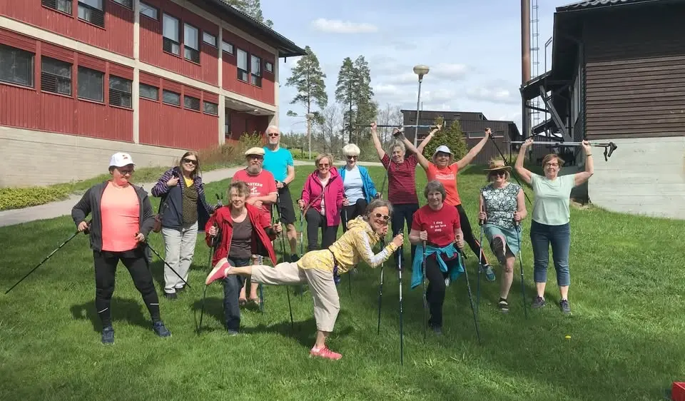 Träning ger trygghet. Muskelstyrka och balans på Spänst i benen-kurs