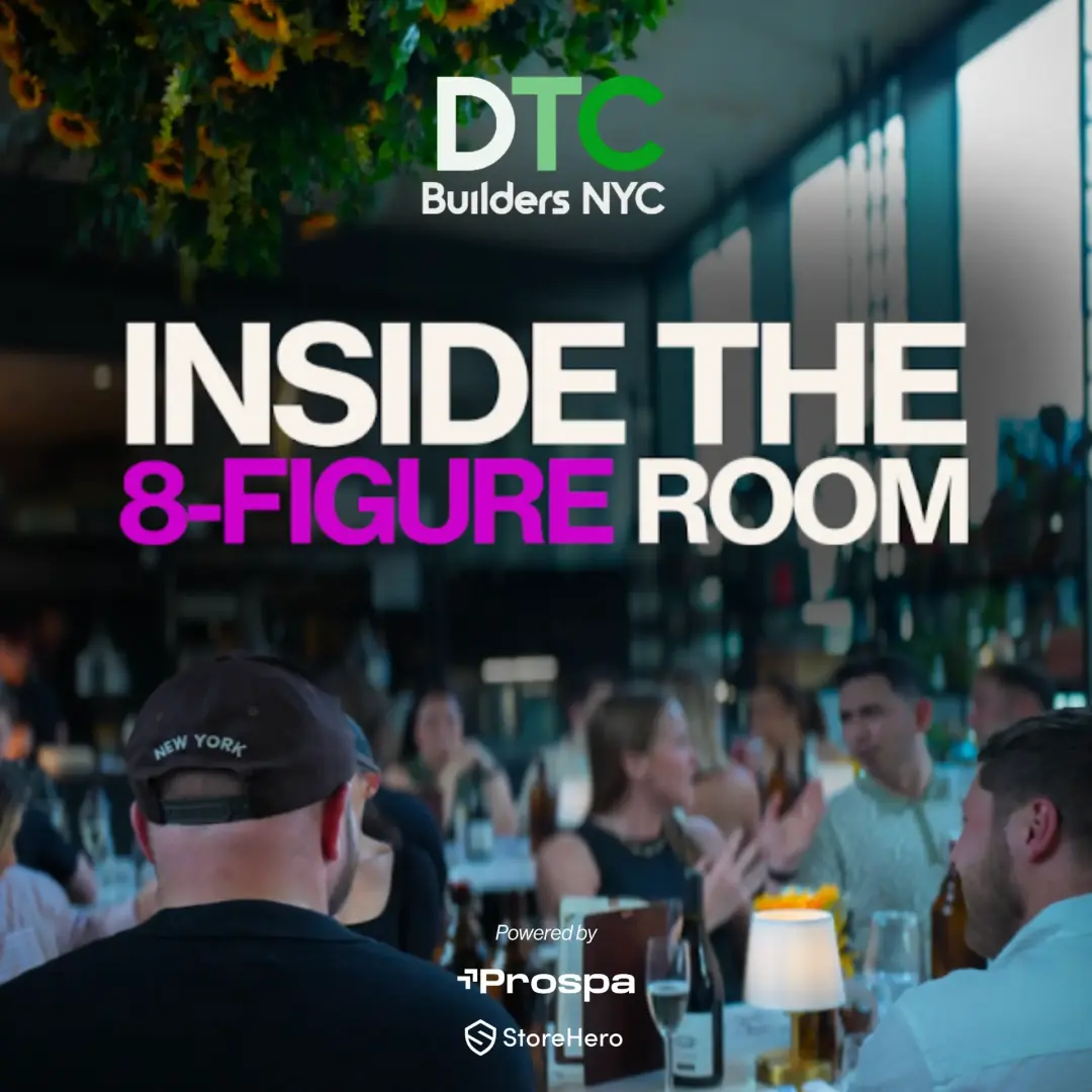 [Founders Only] DTC Dinner with DTC Builders NYC × Prospa