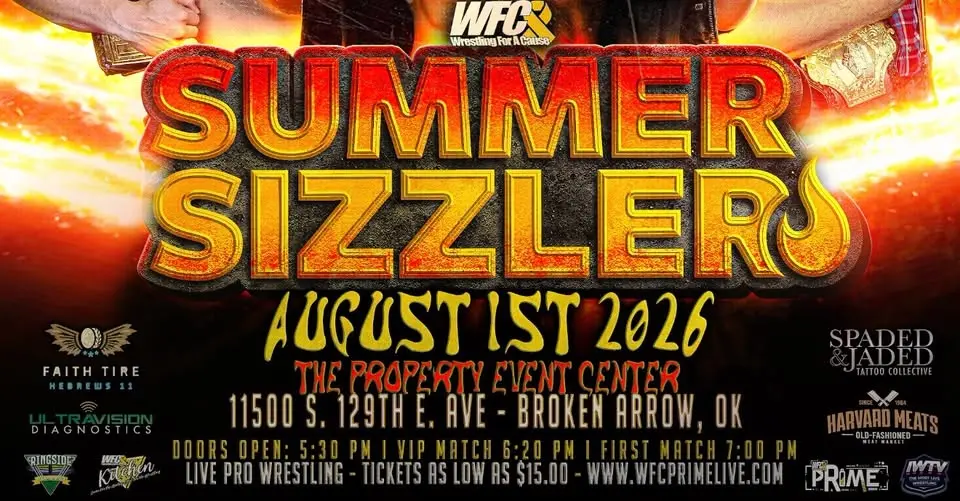 Live Pro Wrestling WFC presents Summer Sizzler w/ Richard Holliday and August Artois