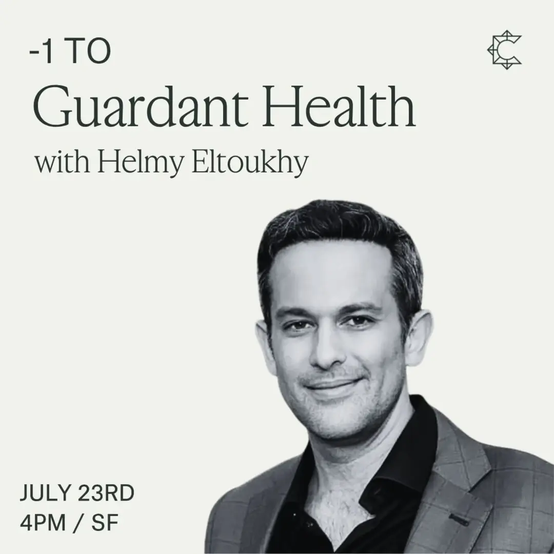 -1 to Guardant Health with Helmy Eltoukhy