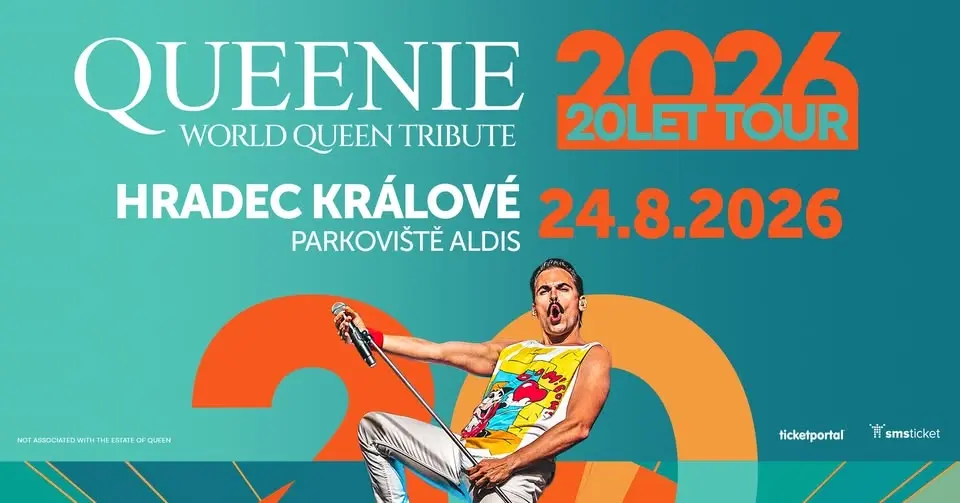 QUEENIE - 20 let Tour // Hradec Králové, Parkoviště KC ALDIS