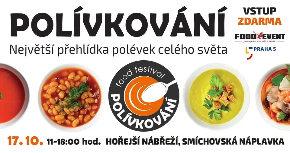 Podzimní POLÍVKOVÁNÍ na Smíchovské náplavce 2026