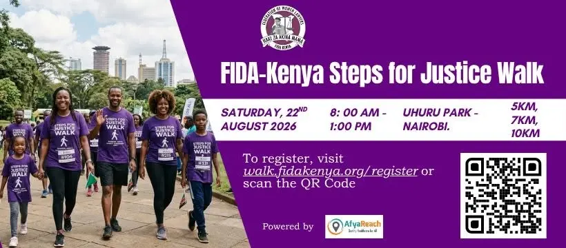 FIDA-Kenya Steps For Justice Walk