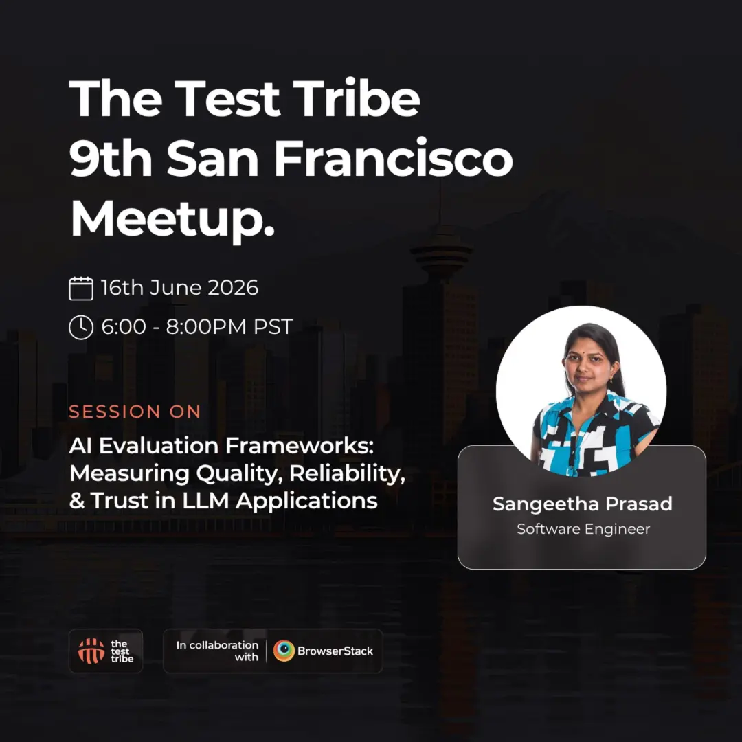 AI Evaluation Frameworks: Measuring Quality, Reliability, and Trust | In person SF Bay Area Meetup