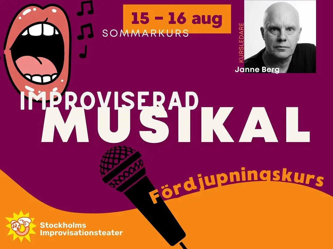Improviserad Musikal – Fördjupningskurs (Sommarkurs)