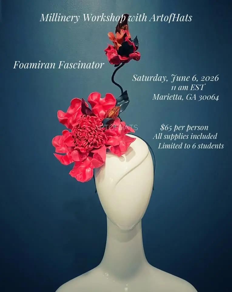 Foamiran Fascinator Workshop