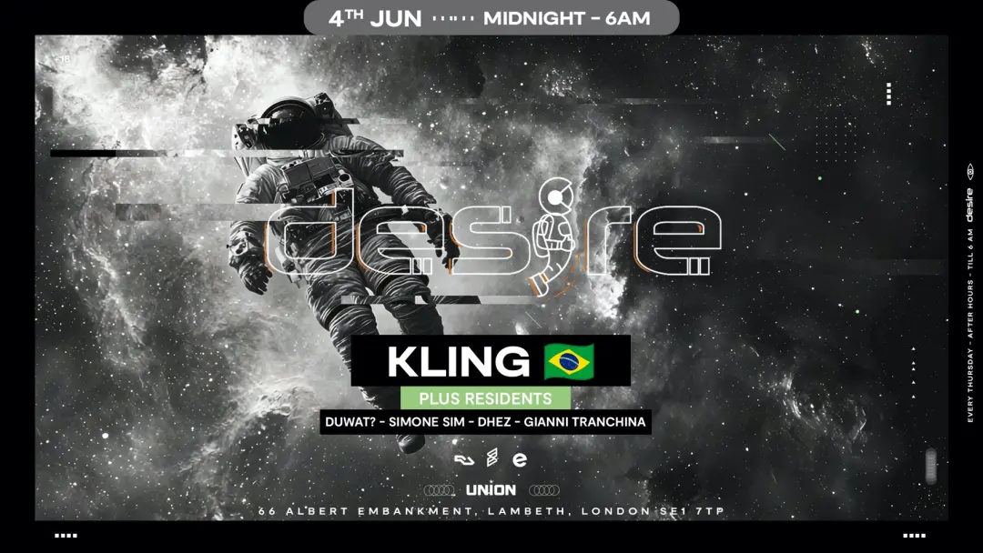 DESIRE - Weekly Thursday After Party - Kling