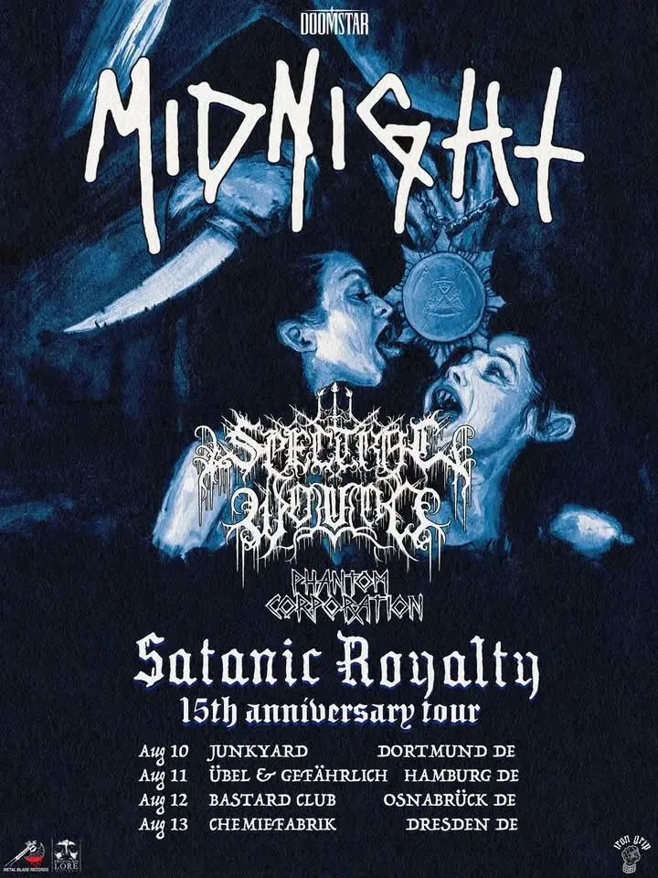 Midnight, Spectral Wound - Junkyard Dortmund