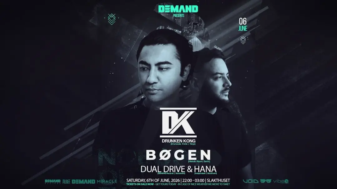 Demand on The Rooftop w/ Drunken Kong & Bøgen + HITS STHLM
