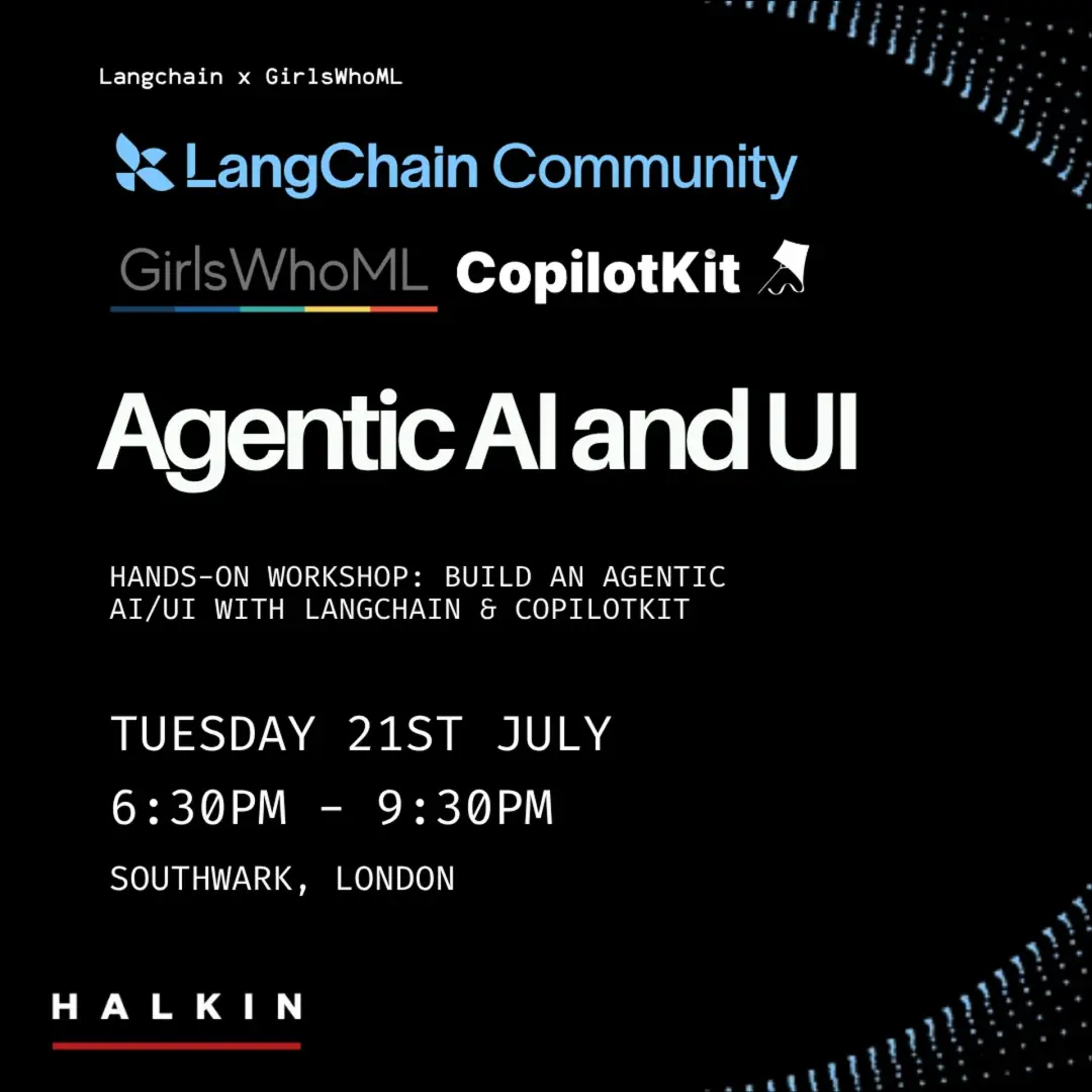 Hands-On Workshop โ Build an Agentic Application with LangChain & CopilotKit