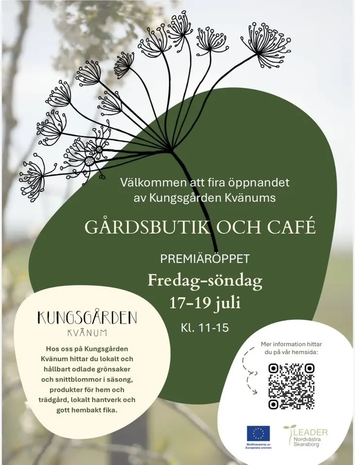 Öppning gårdsbutik och café