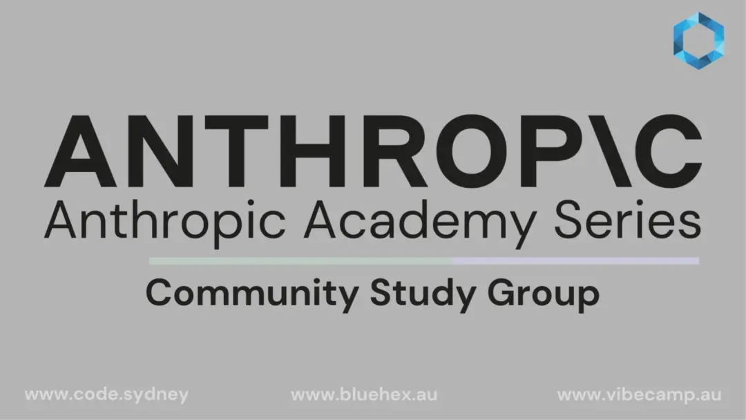 Anthropic Academy Study Group