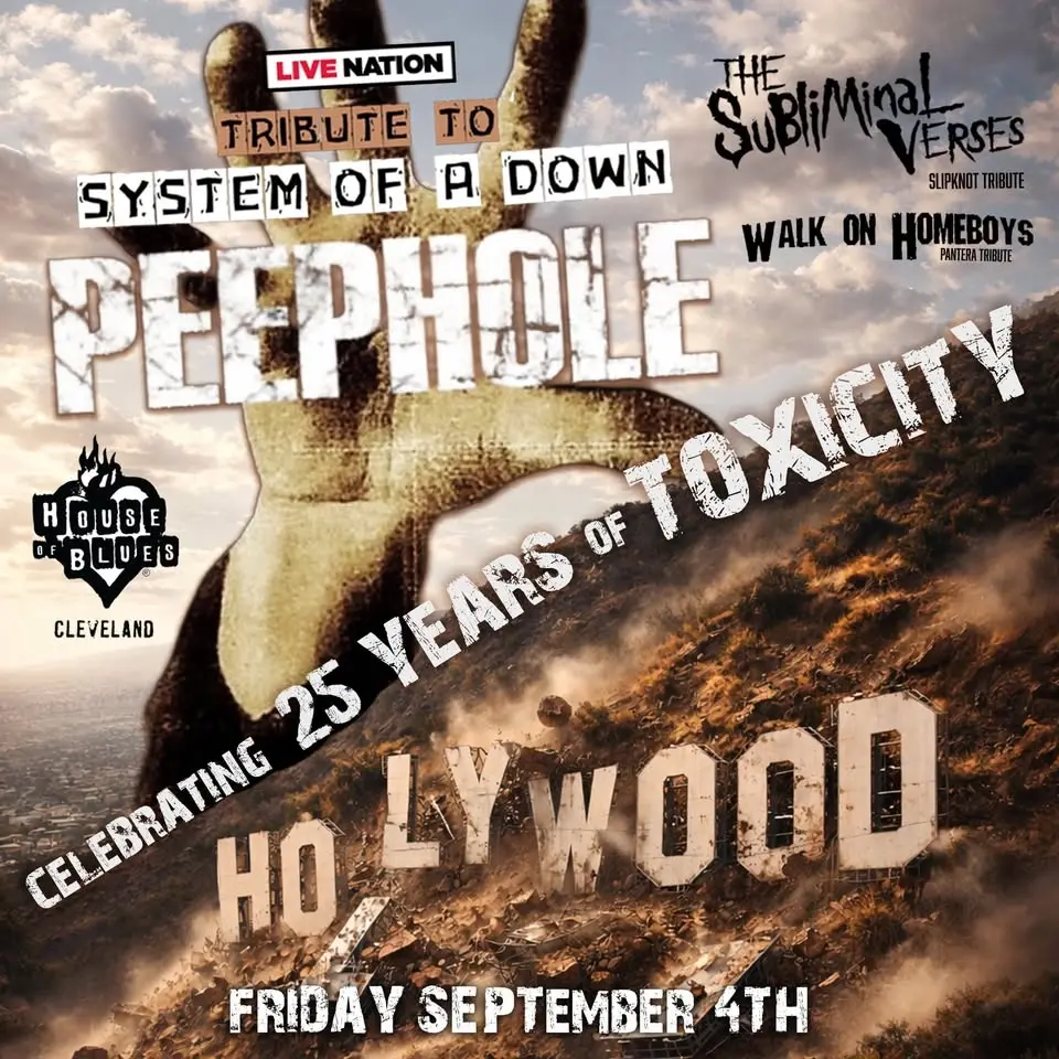 Peephole: Tribute to System Of A Down - Celebrating 25 years of Toxicity