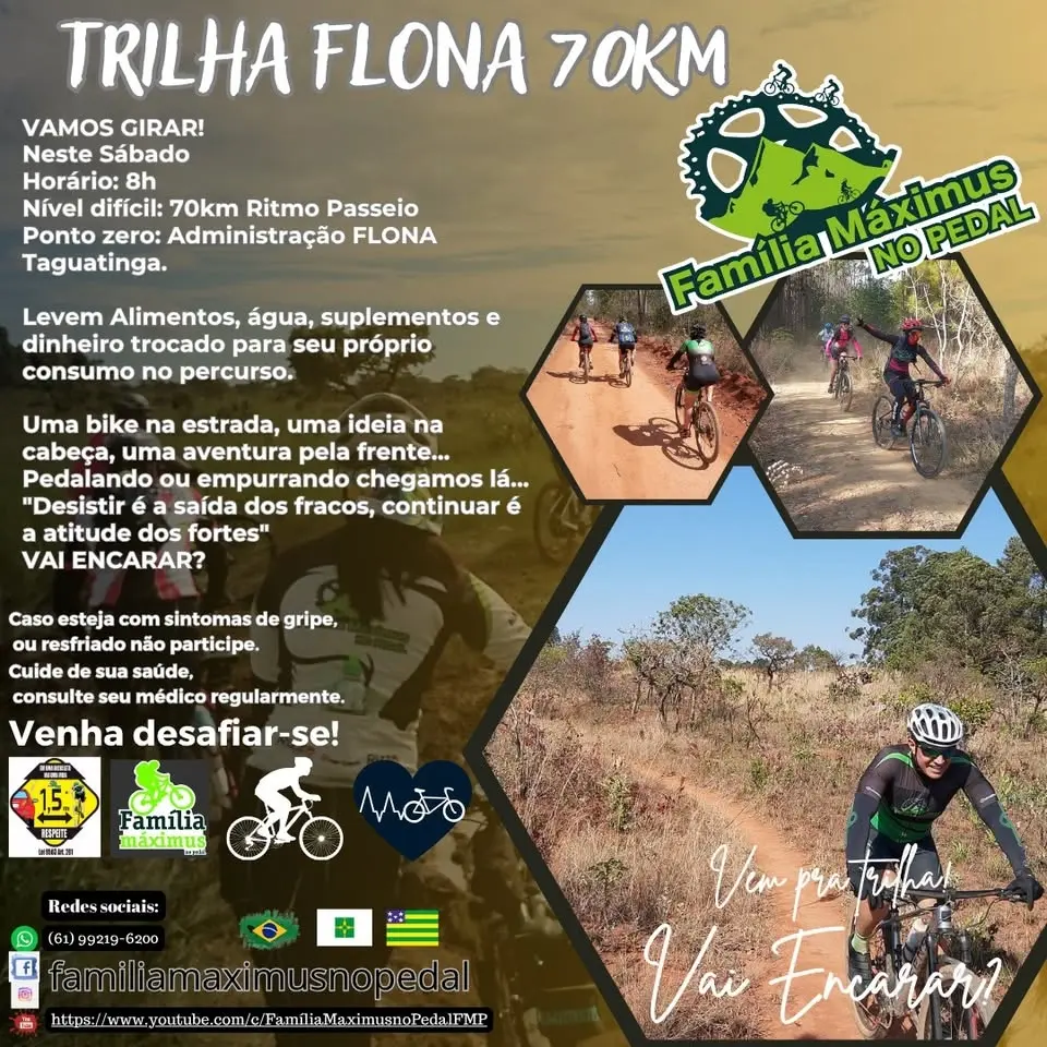 Trilha Flona 70km Difícil