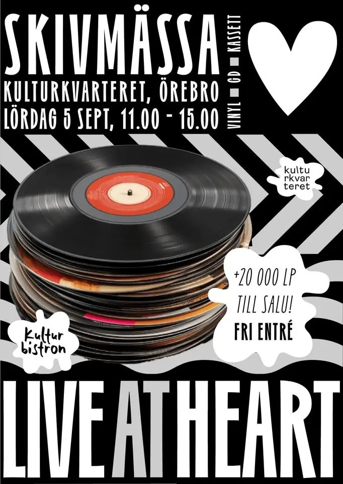Örebro Skivmässa @ Live at Heart 2026