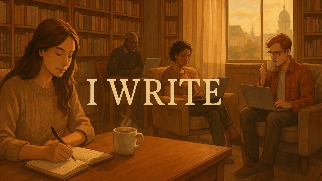  I WRITE – A Silent Writing Club (Just You & Your Words)